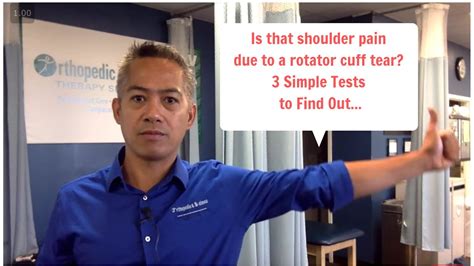 rotator cuff tear diagnosis tests